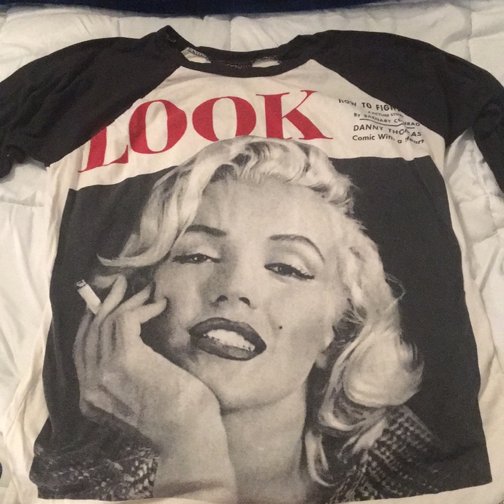 Marilyn Monroe Baseball Cut Tee